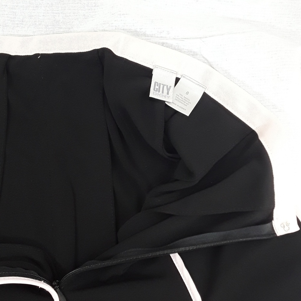 DKNY black & pink pleated skirt - Picture 5 of 5
